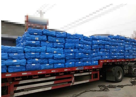 High Strength PE Tarpaulin 120gsm Blue Tarpaulin Truck Cover Roof Shading