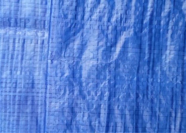High Strength PE Tarpaulin 120gsm Blue Tarpaulin Truck Cover Roof Shading
